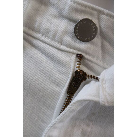 AG Adriano Goldschmied Womens Kinsley High Rise Crop Boot Cut Jeans White 24 - Picture 4 of 7